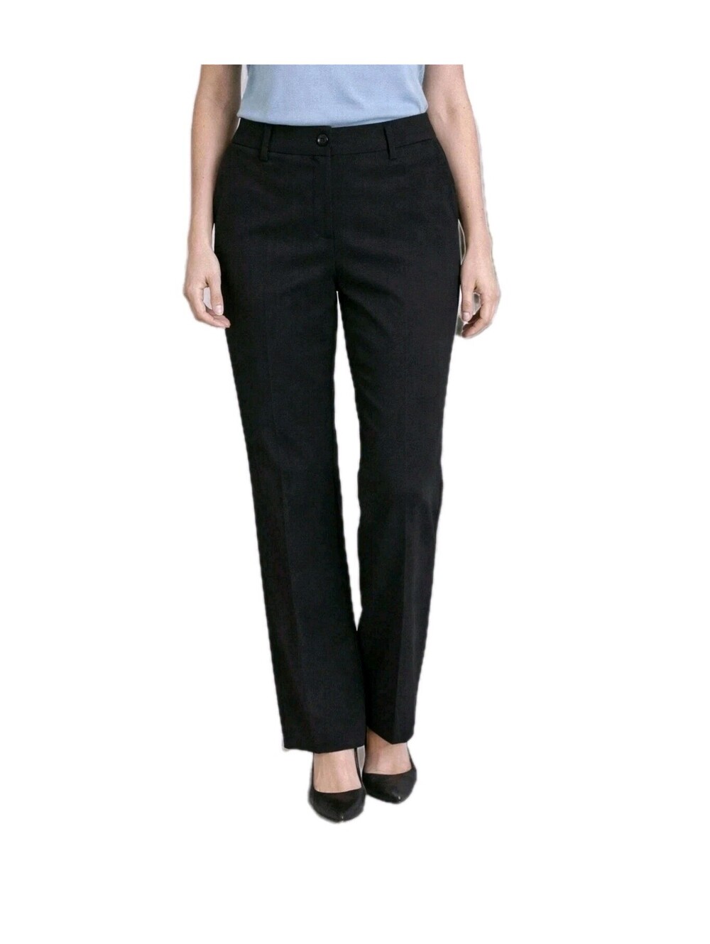 Talbots Heritage Black Straight Leg Dress Pants Womens 22WP Career Work Office